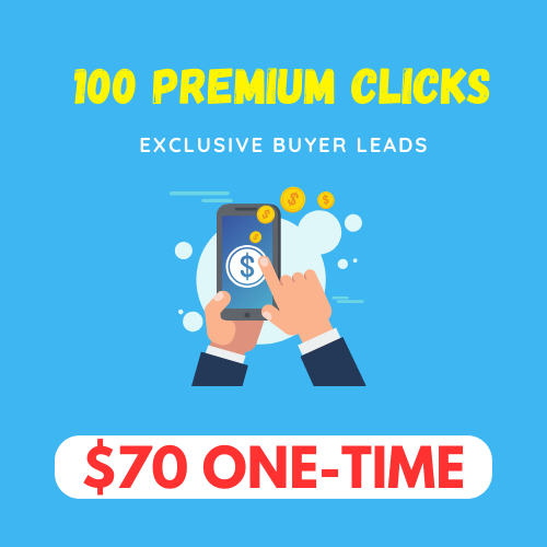 100 FRESH PREMIUM CLICKS 100 FRESH PREMIUM CLICKS